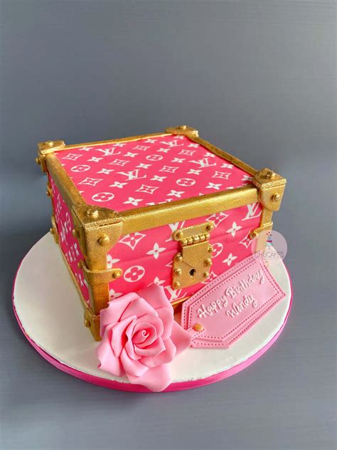 birthday cake lv|pink louis vuitton birthday cake.